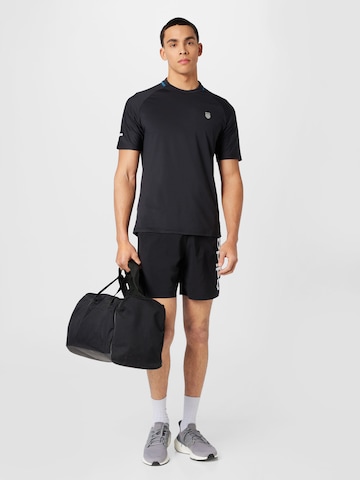 K-Swiss Performance Sportshirt 'HYPERCOURT DOUBLE CREW 2' in Schwarz