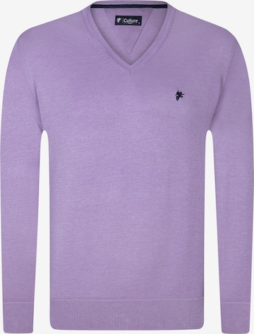 DENIM CULTURE Sweater 'Ottorino' in Purple: front