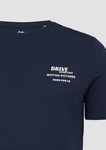T-Shirt s.Oliver en bleu