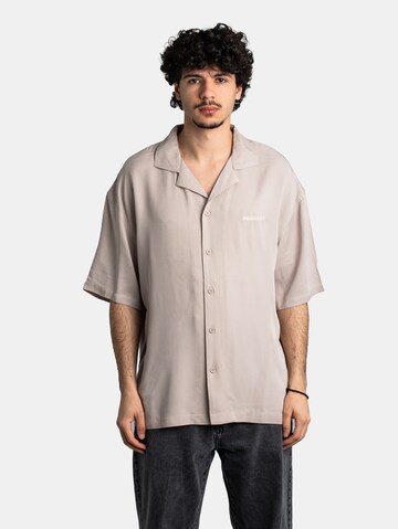 Pegador Regular Fit Hemd in Grau: Vorderseite