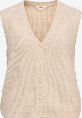 Gilet OBJECT en beige : devant