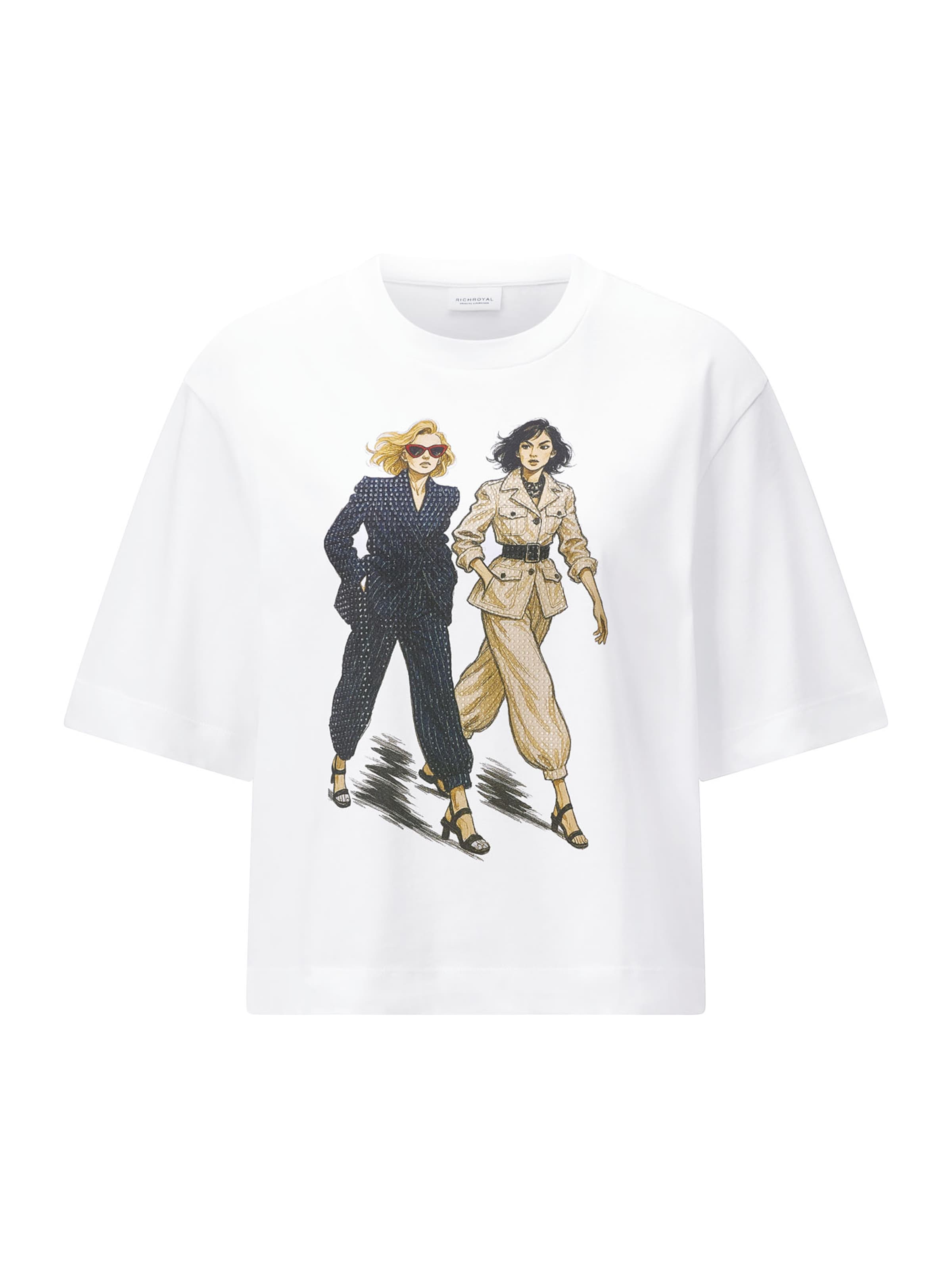 Rich & Royal Shirt in de kleur Wit, Productweergave