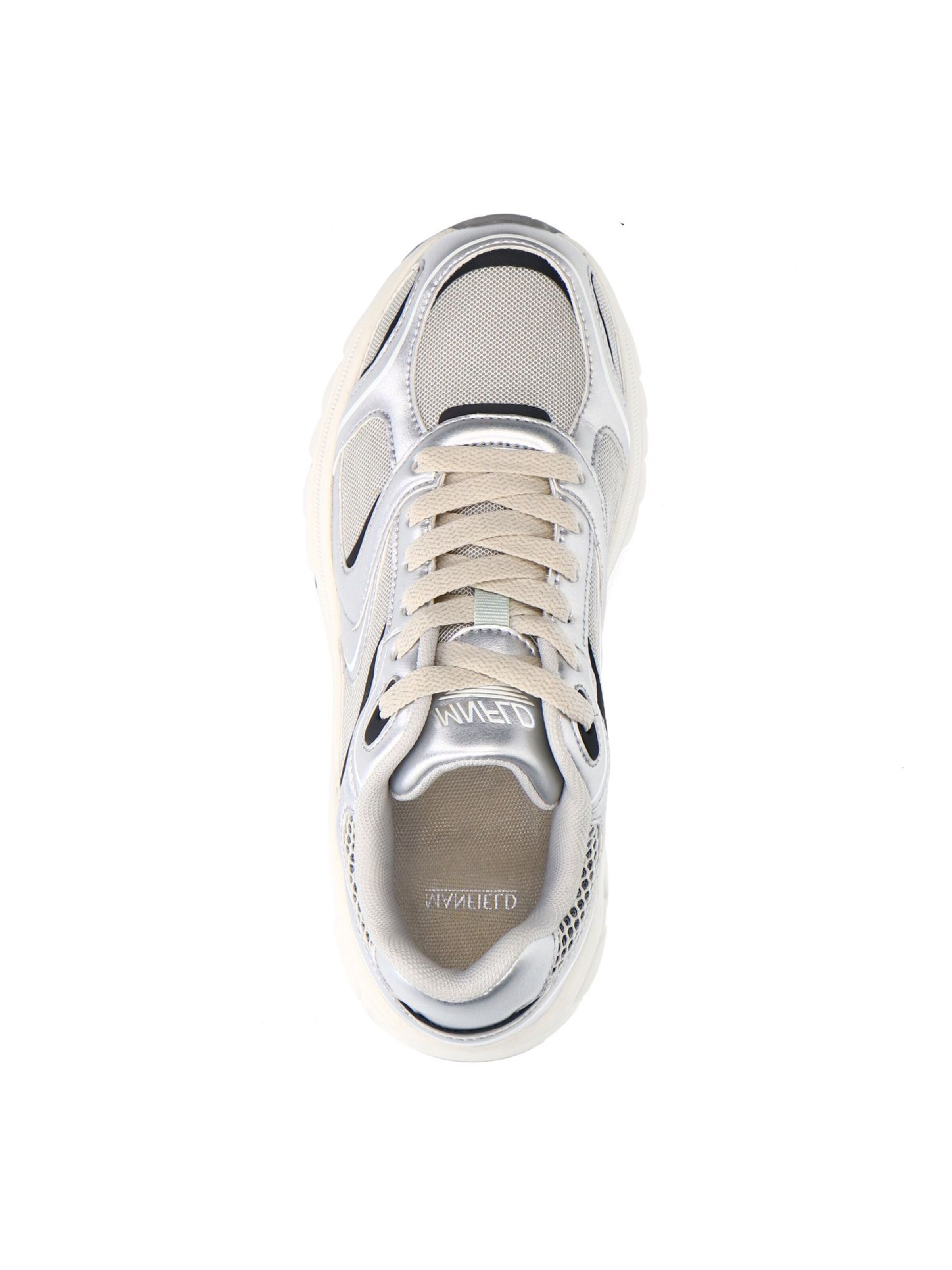 MANFIELD Sneakers in Silver