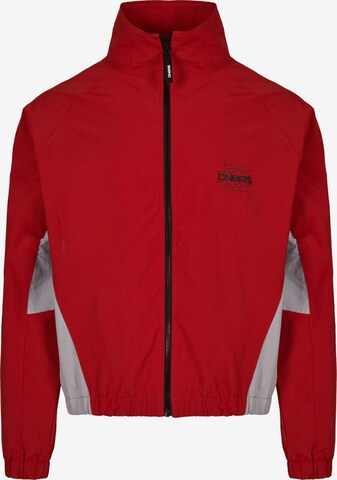 Dangerous DNGRS Between-Season Jacket 'Lights' in Red: front