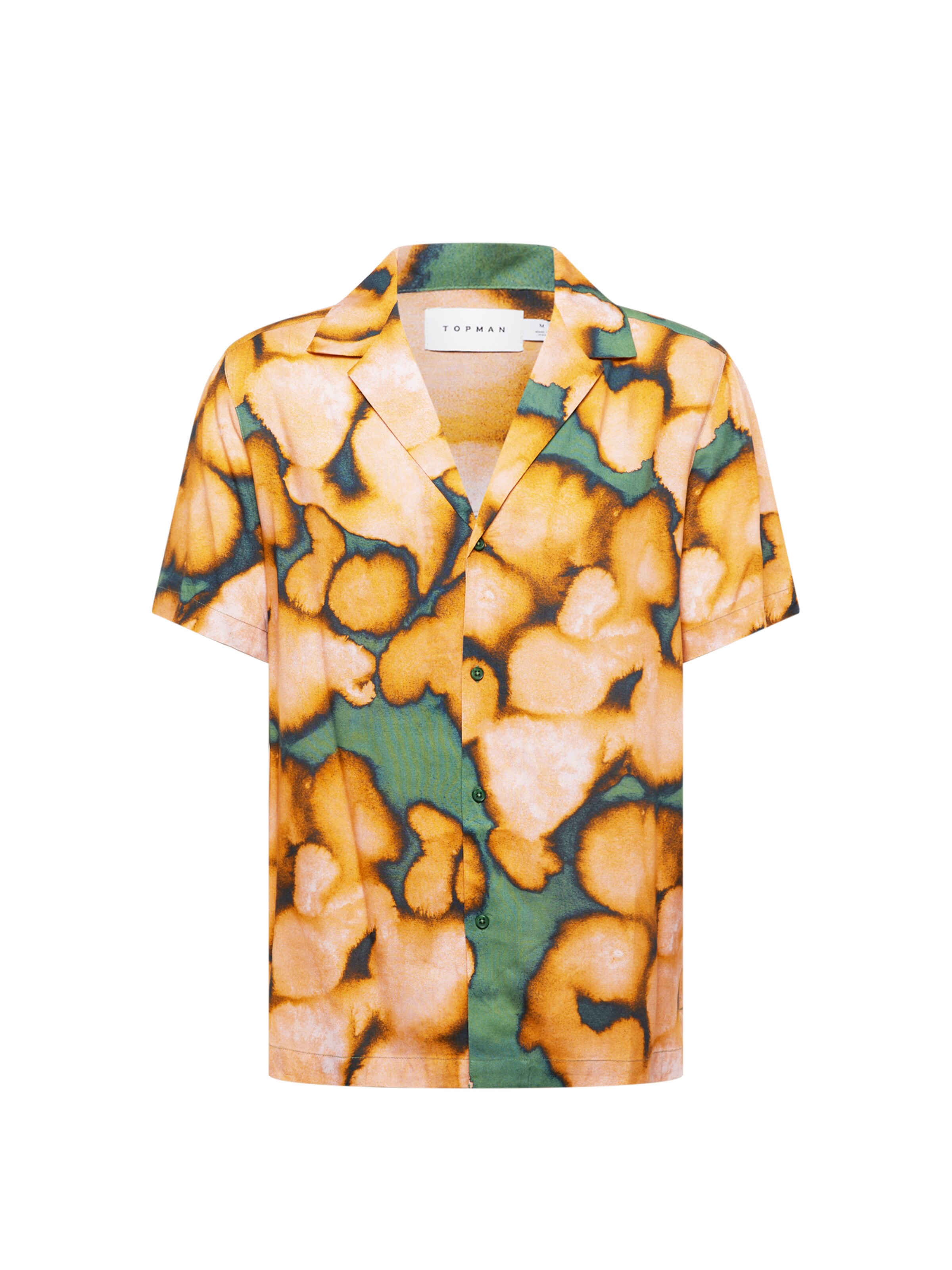 TOPMAN Regular Fit Hemd in Gelb: Vorderseite