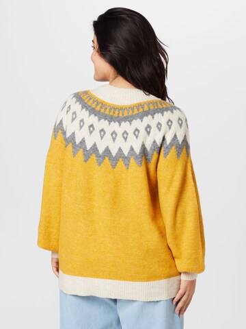 Vero Moda Curve - Pullover 'SIMONE' em amarelo