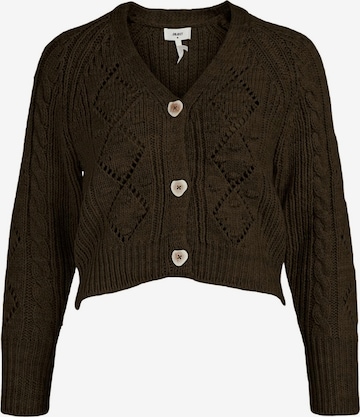 OBJECT Knit Cardigan 'KELLY' in Brown: front