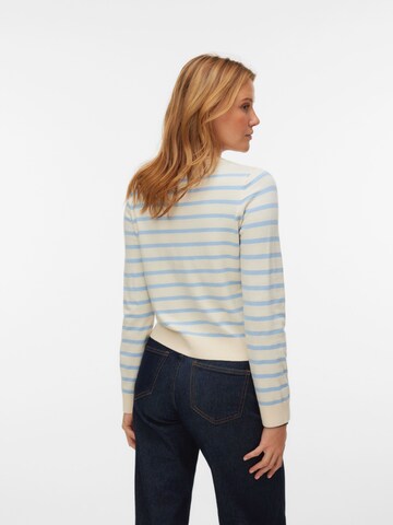 VERO MODA Πλεκτή ζακέτα 'VMSaba' σε μπεζ