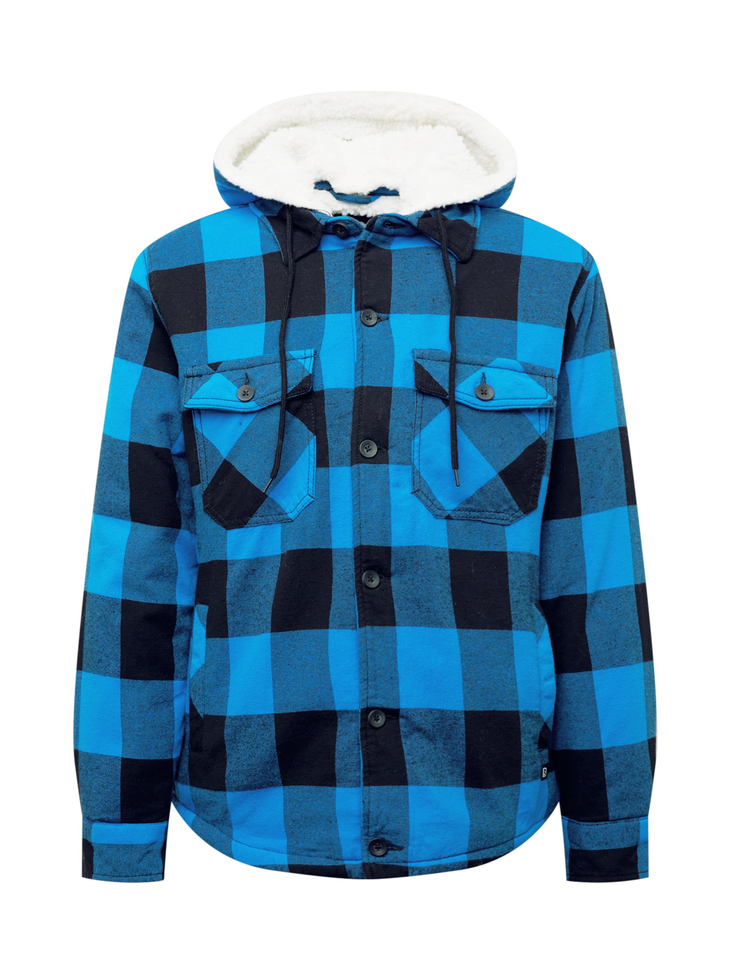 Brandit Between-season jacket in Blue: front