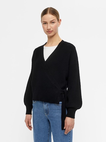 Cardigan 'Malena' OBJECT en noir : devant