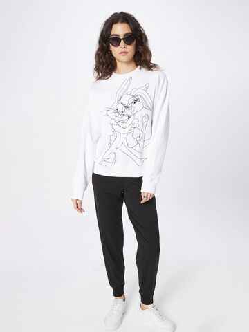 BOSS Black Sweatshirt 'Ecaisa' in Weiß