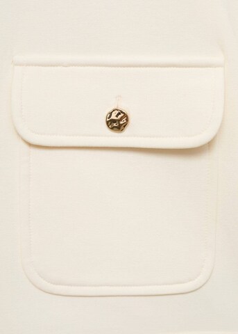 MANGO Blazer 'Grey-h' in Beige