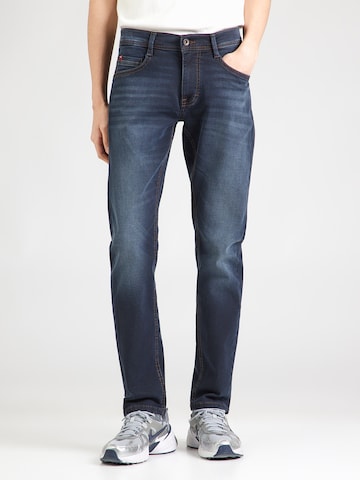 Coupe slim Jean 'OREGON' MUSTANG en bleu : devant