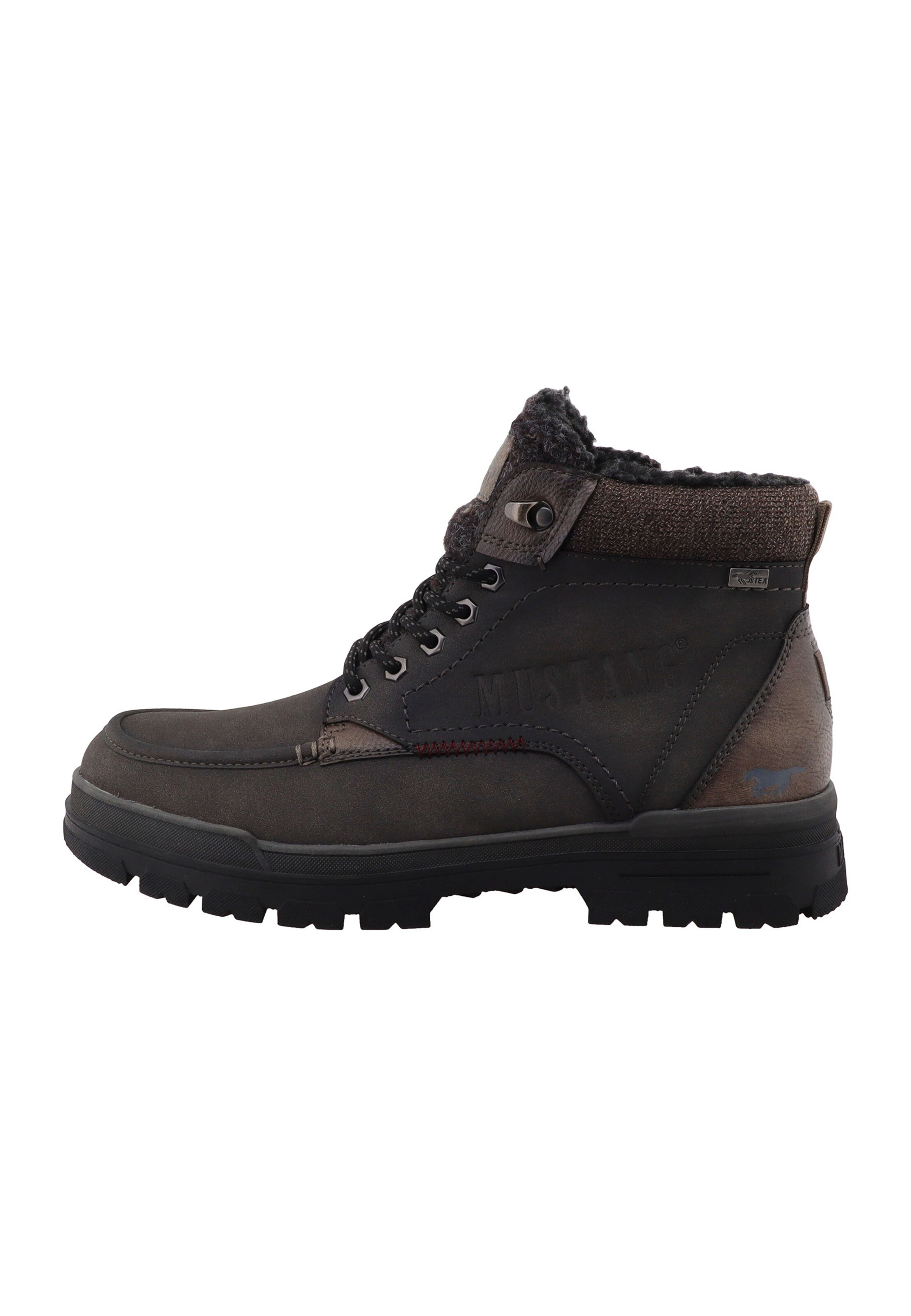 MUSTANG - Botas com atacadores em cinzento