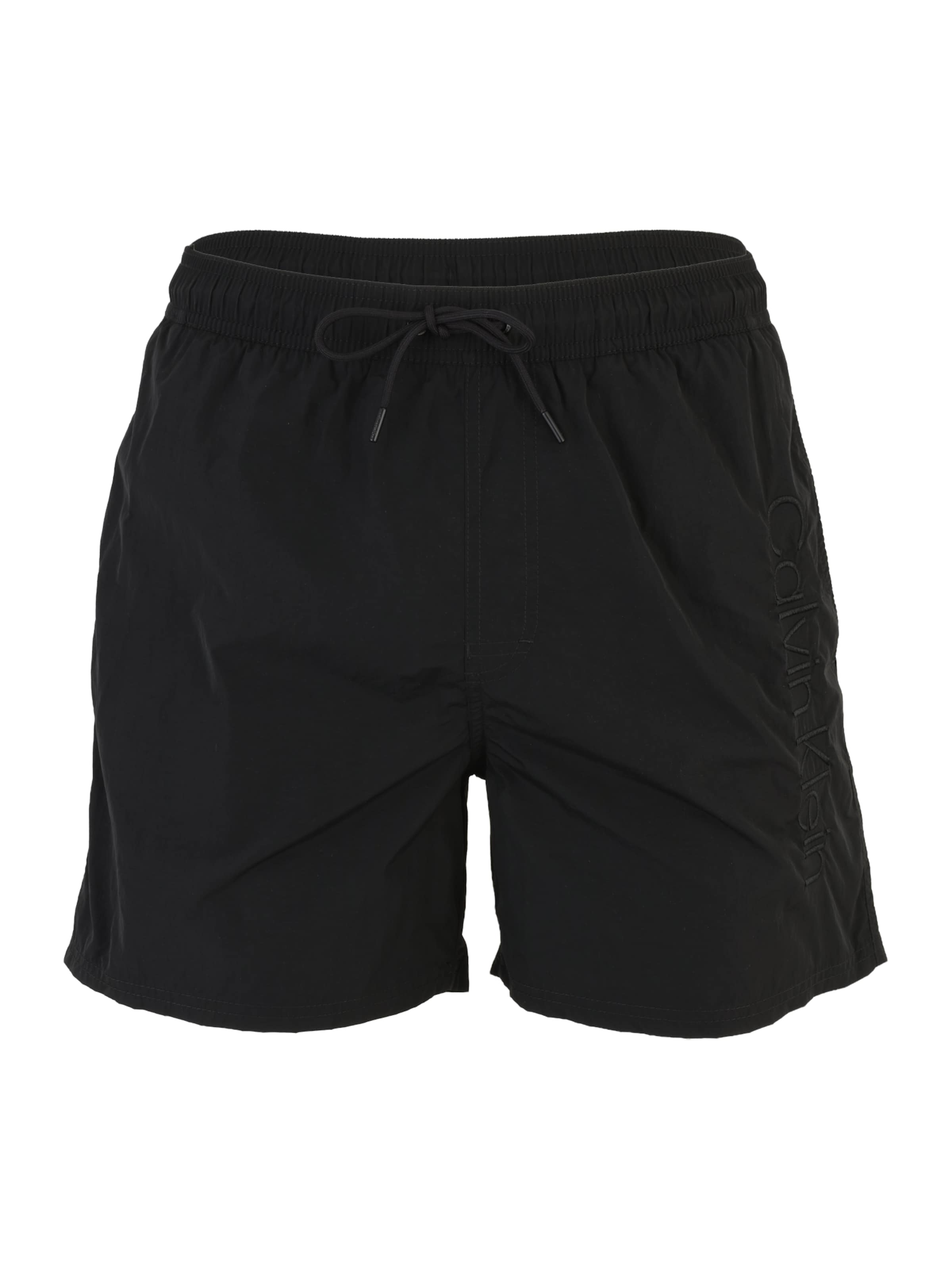 Calvin Klein Swimwear Plavecké šortky - Čierna: predná strana