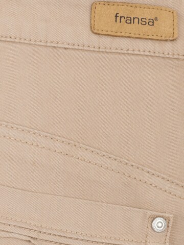 Coupe slim Jean Fransa en beige