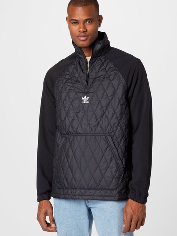 ADIDAS ORIGINALS - Sudadera en negro: frente