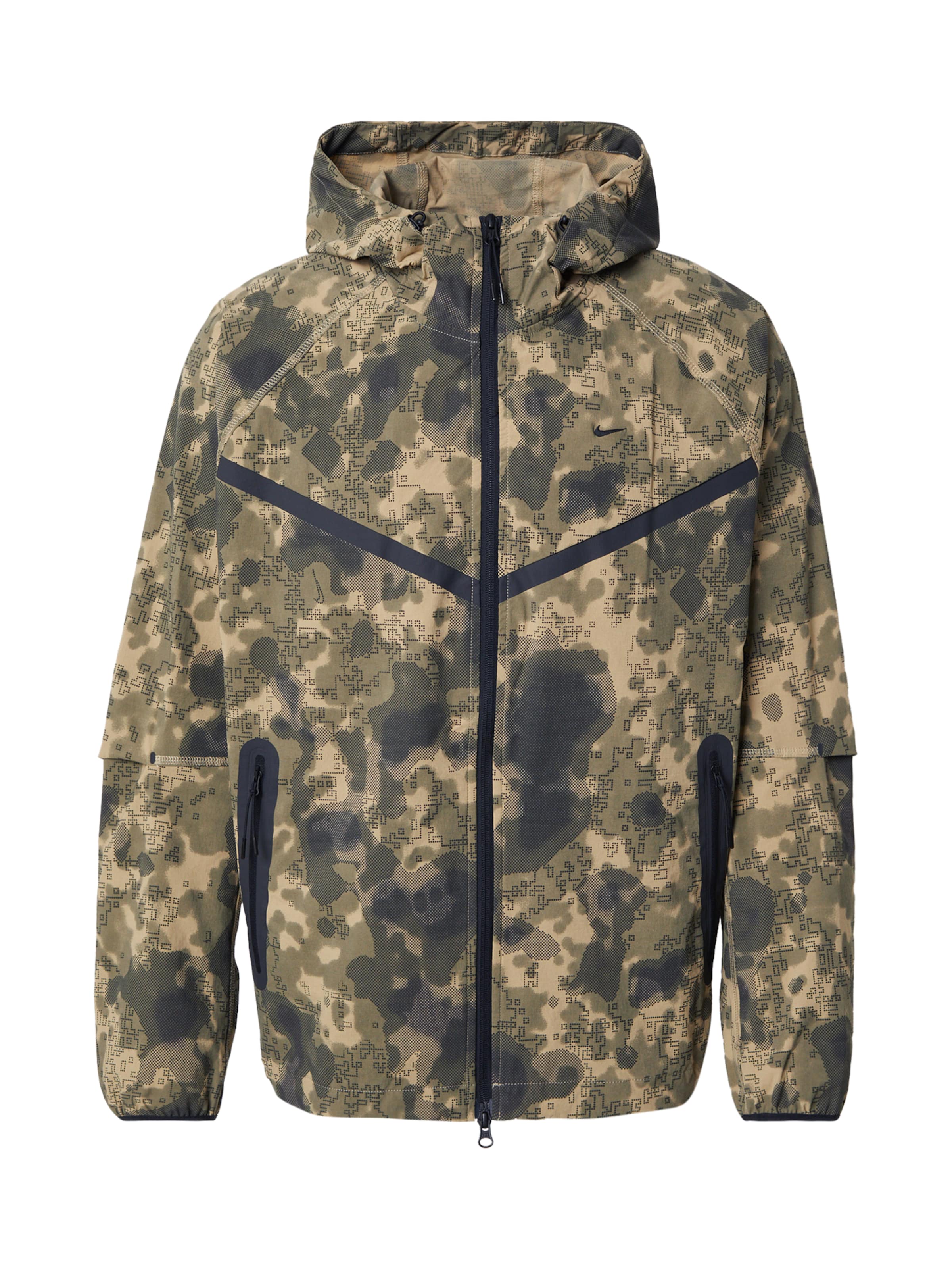 Nike Sportswear Преходно яке в зелено: отпред