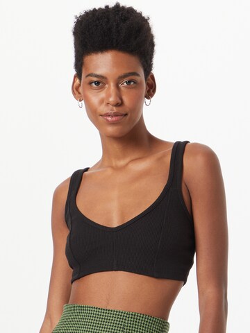 Nasty Gal Top in Black: front