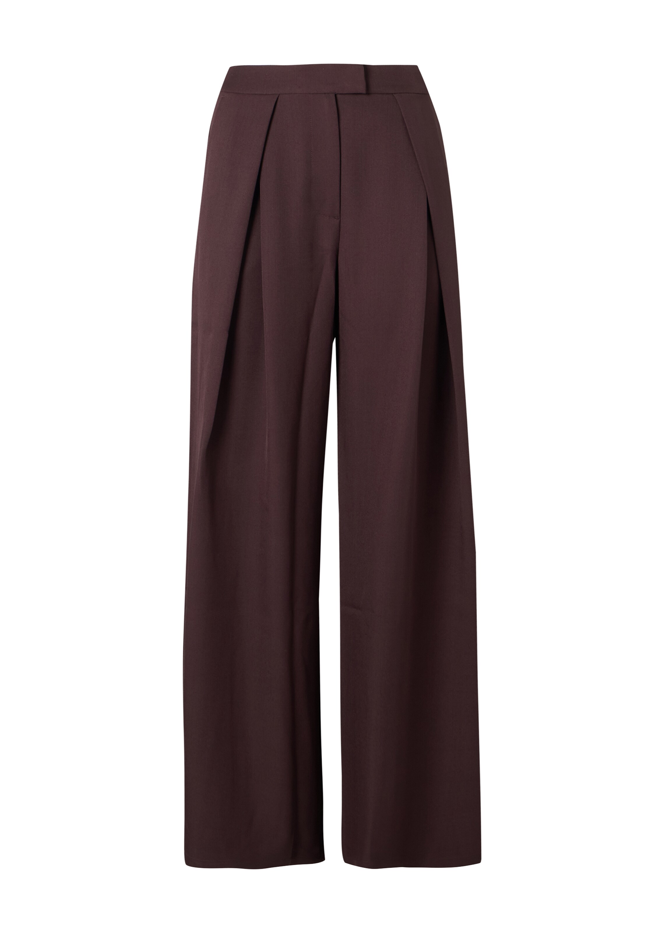 Anna Field Pleat-front trousers in 34 in Dark brown, Item view