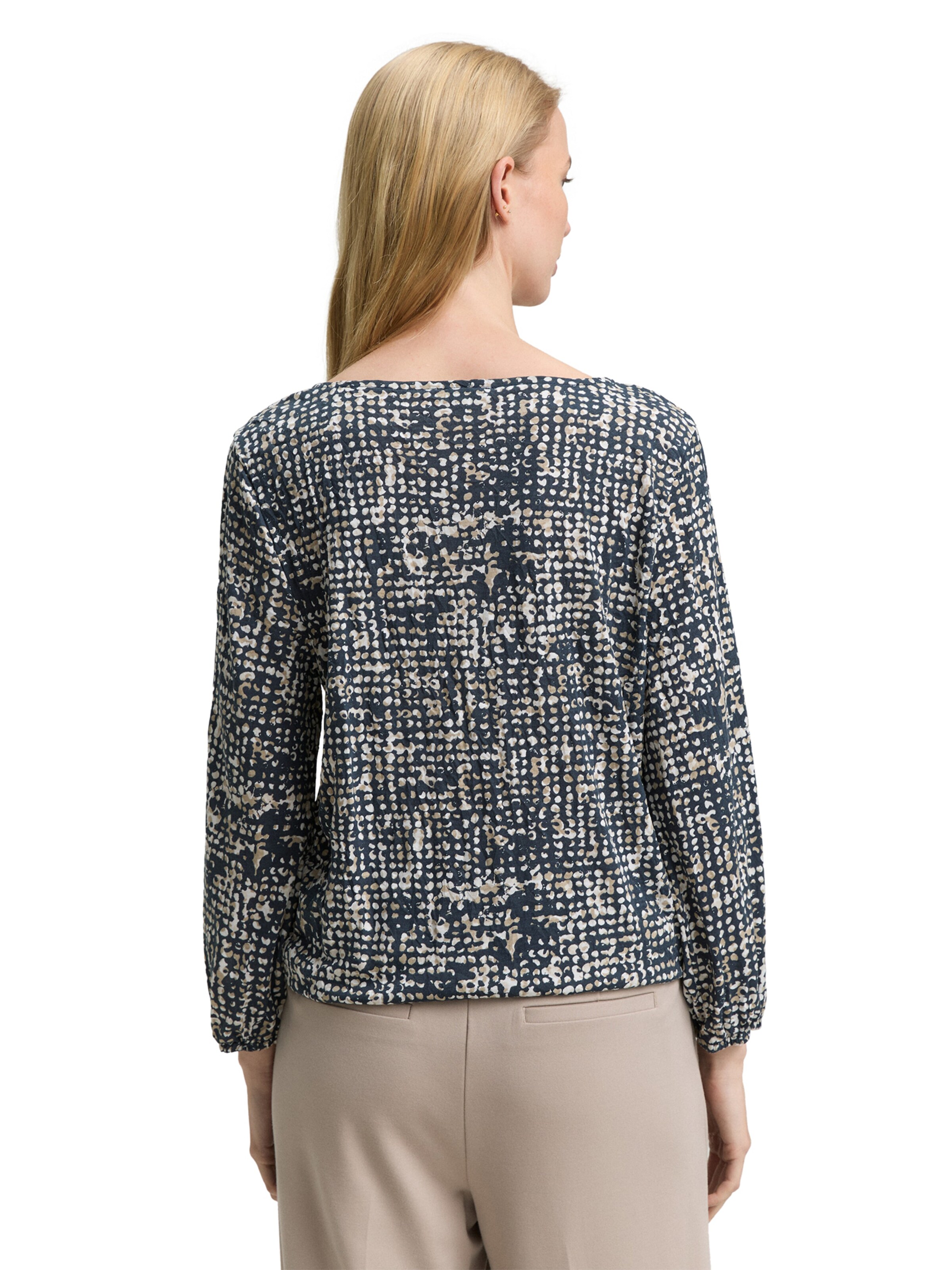 TOM TAILOR Bluse in Blau