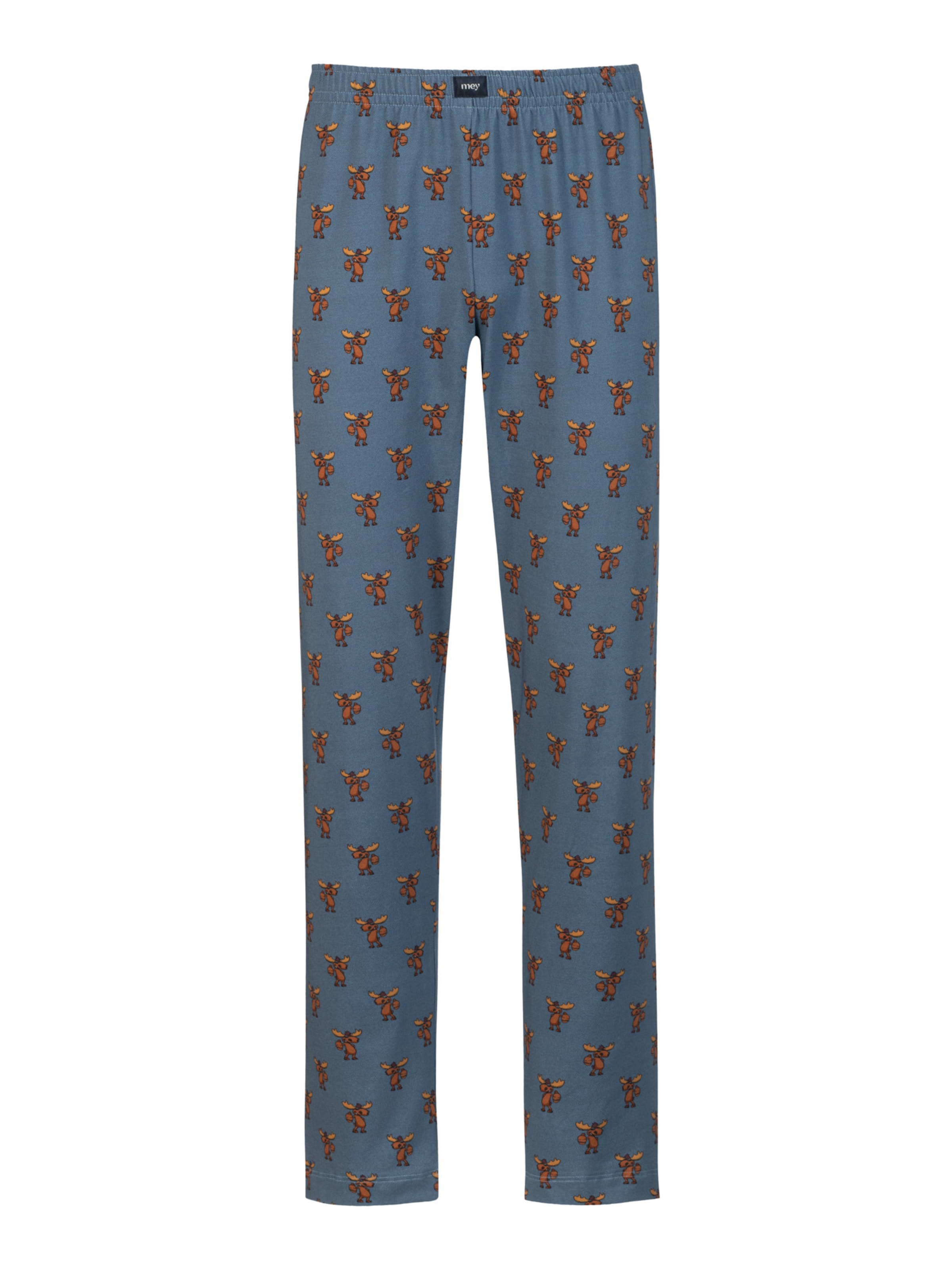 Mey Pyjamabroek ' Serie Gentle Moose ' in Blauw: voorkant