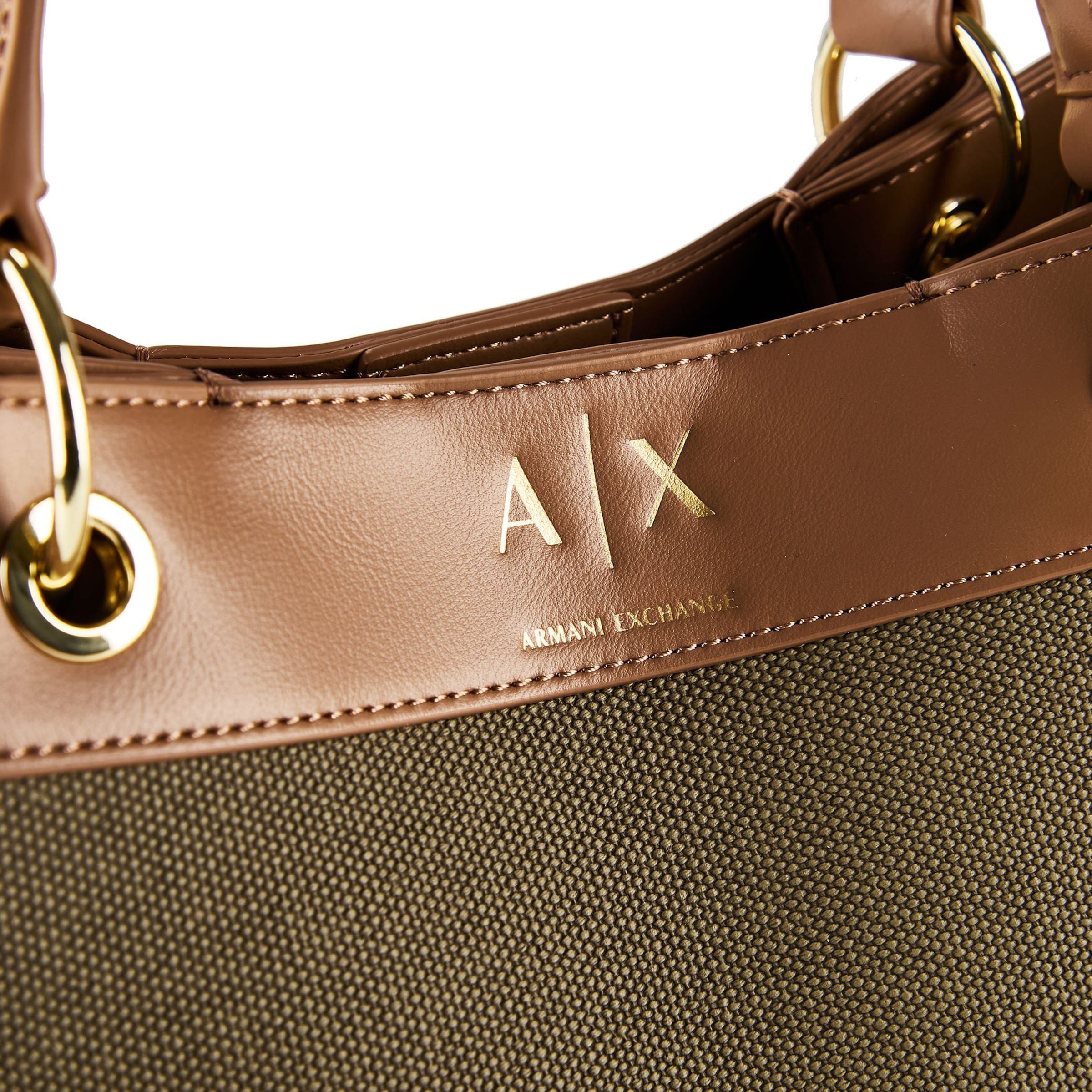 ARMANI EXCHANGE Shopper 'Wave' in Groen