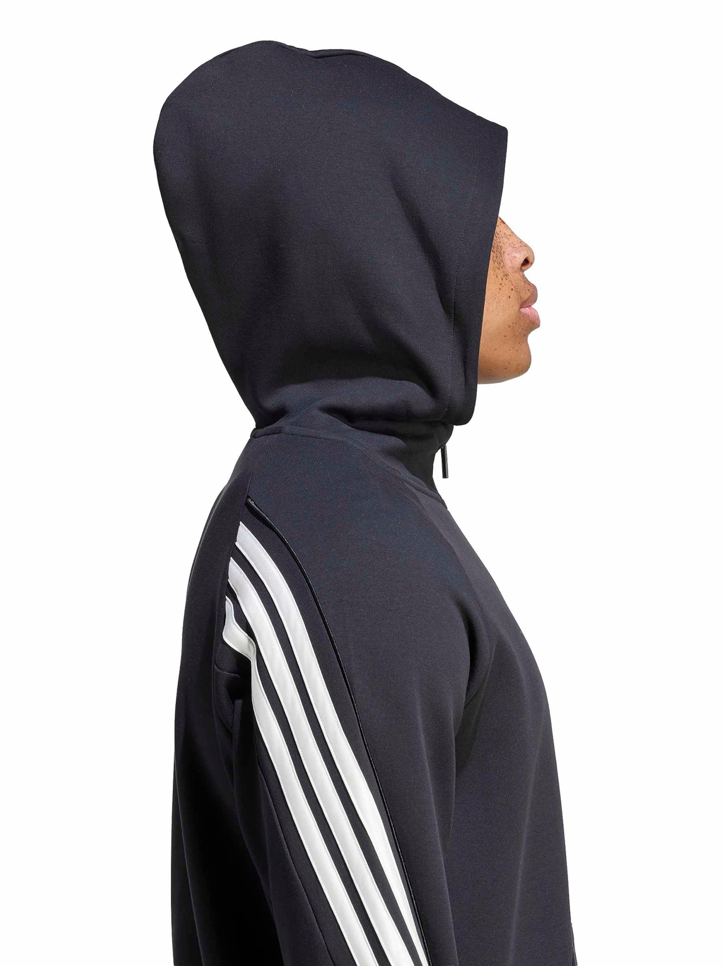 ADIDAS SPORTSWEAR Sports sweat jacket 'STA' in Black