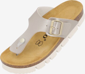 Palado Teenslipper 'Kos' in Beige: voorkant