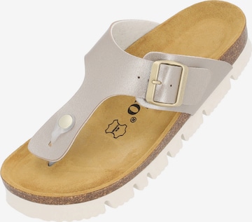 Palado T-Bar Sandals 'Kos' in Beige: front