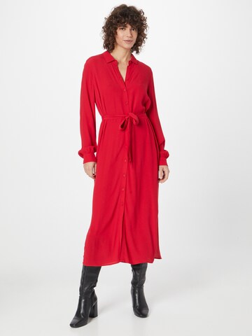 Robe-chemise 'NIRRA' minimum en rouge : devant