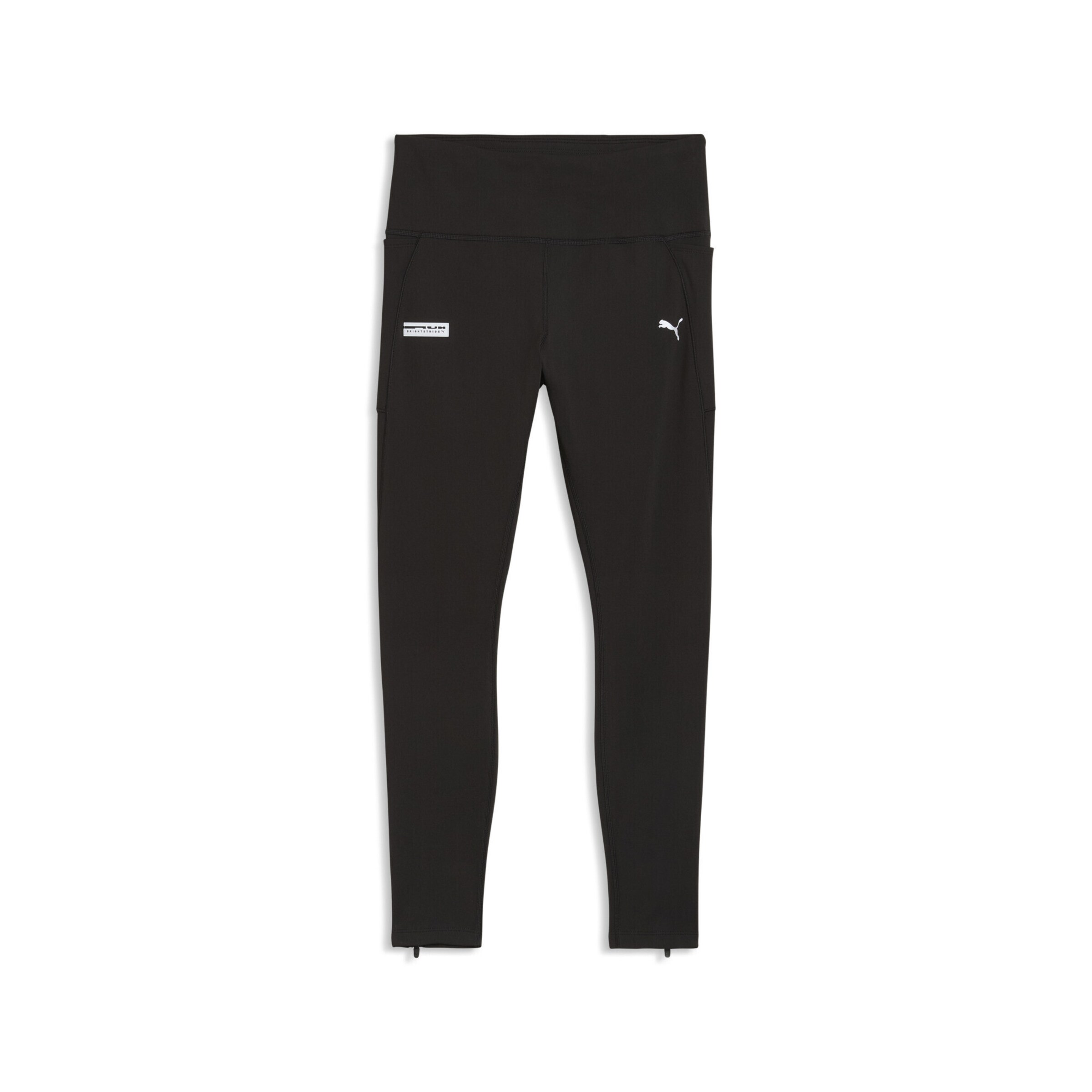 PUMA Regular Leggings in Black: front
