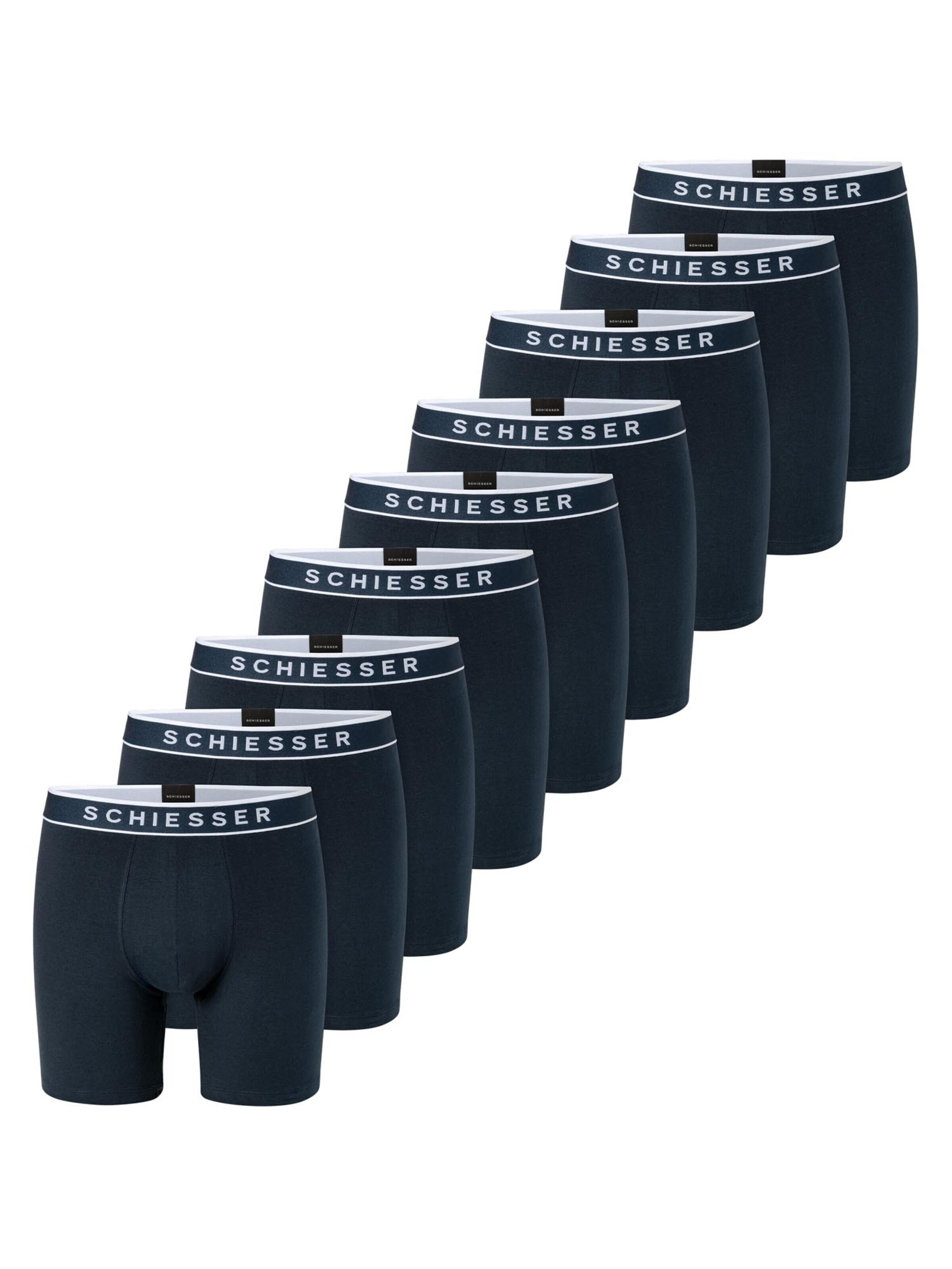 SCHIESSER Boxer shorts '95/5 Cotton' in S in Dark blue, Item view