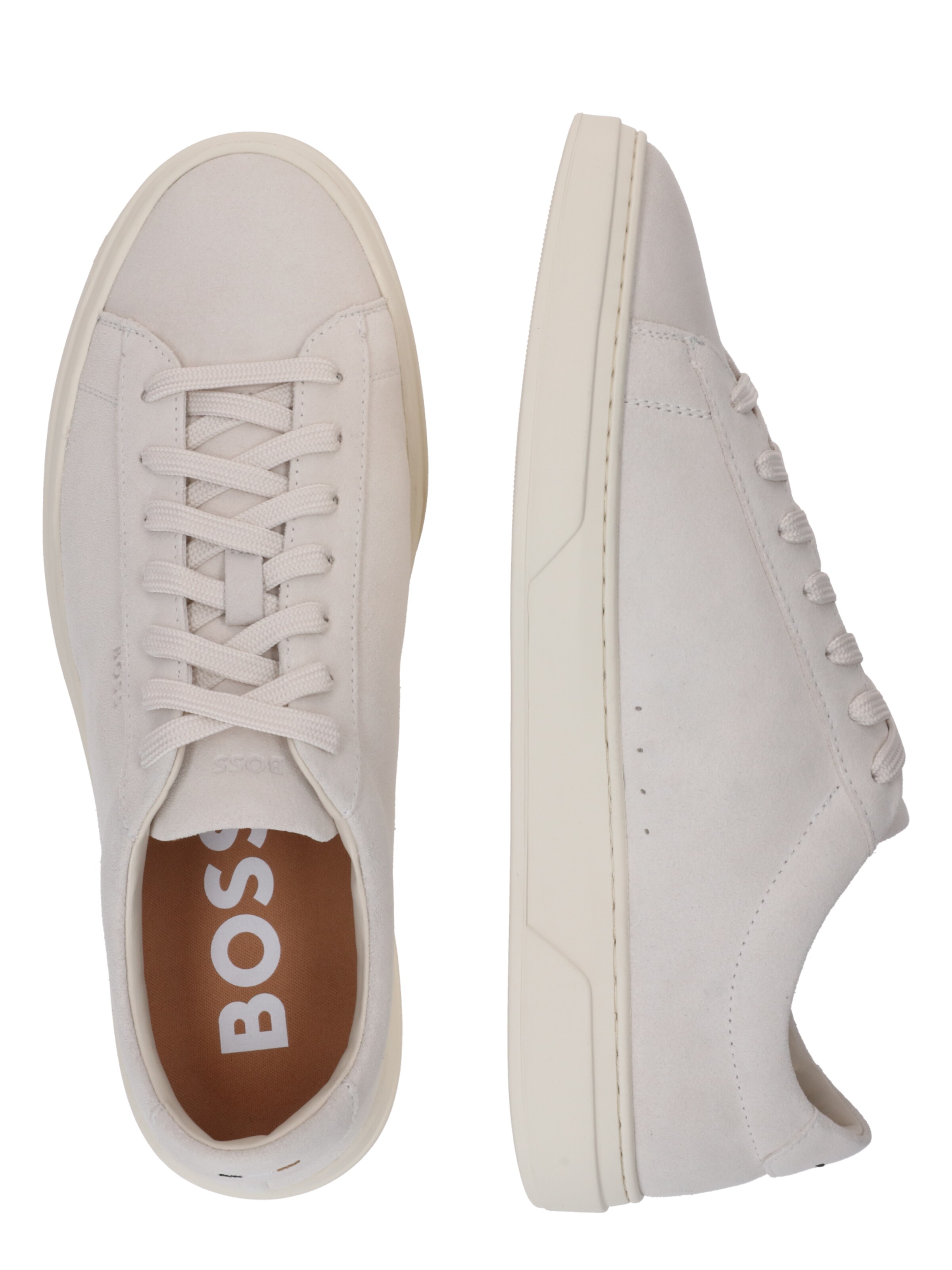 BOSS Rövid szárú sportcipők 'Kieran_Tenn_Sd' - fehér