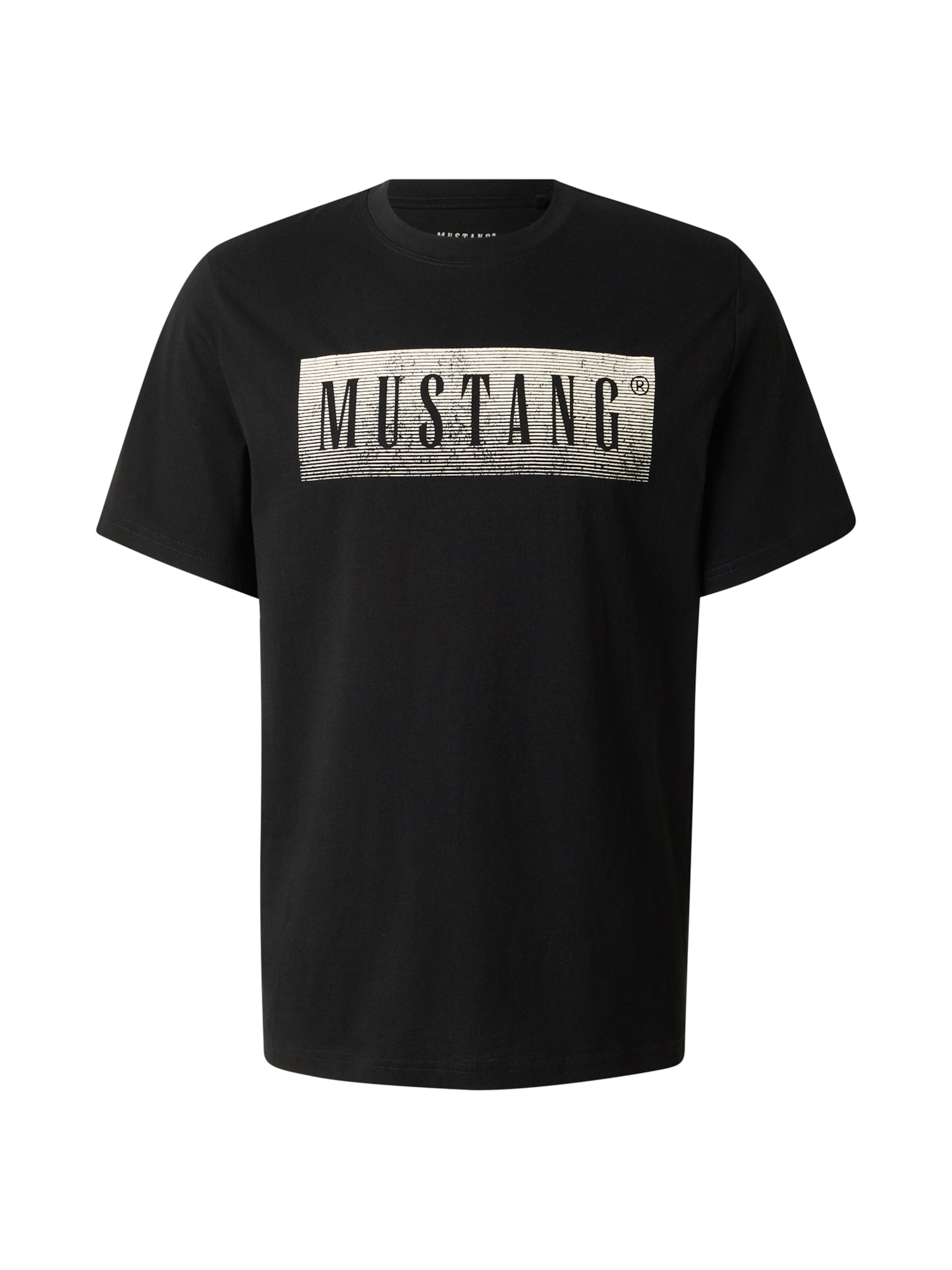 MUSTANG Shirt 'Austin' in Black / Off white, Item view