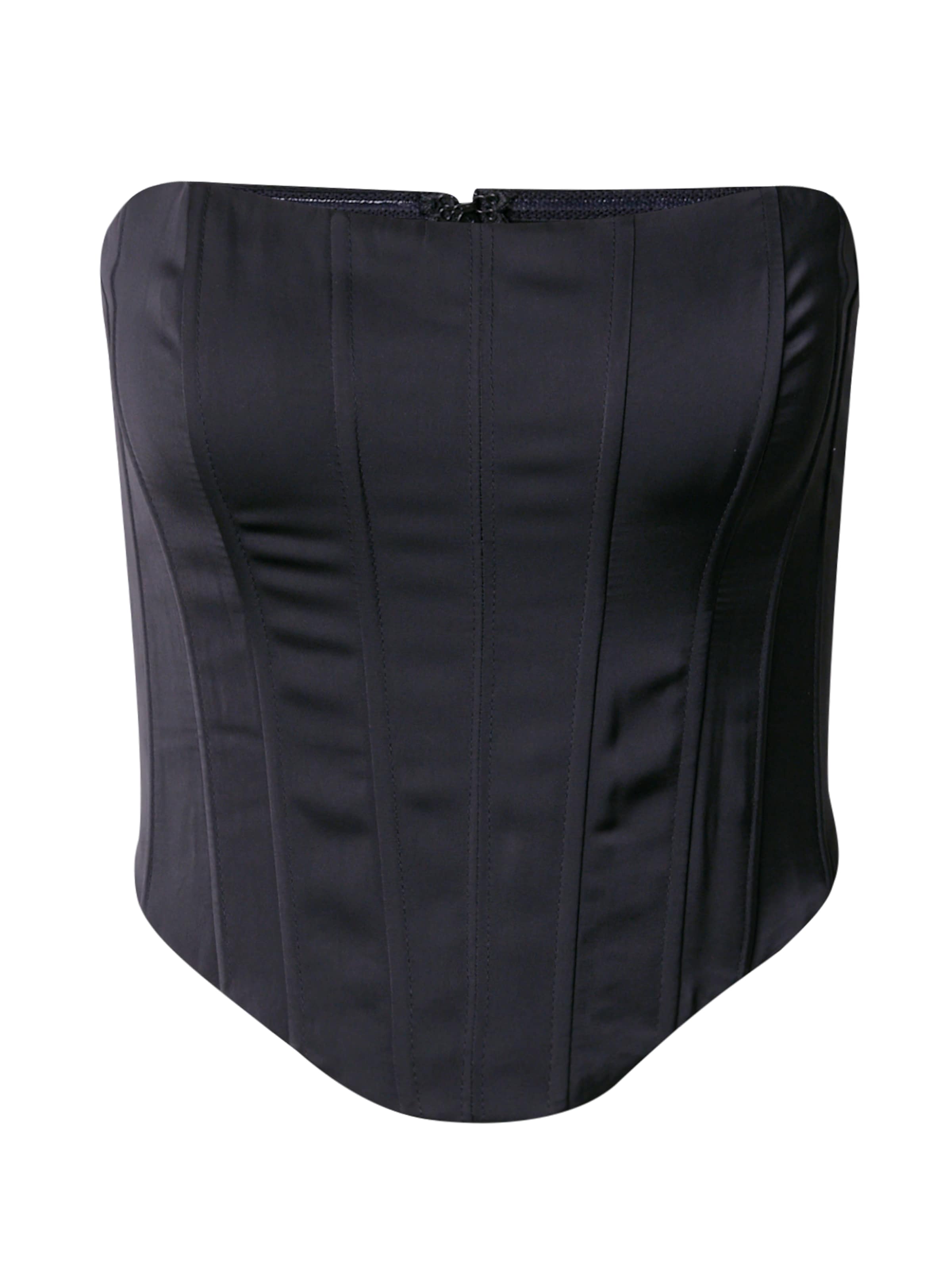 MisspapTop - crna boja: prednji dio