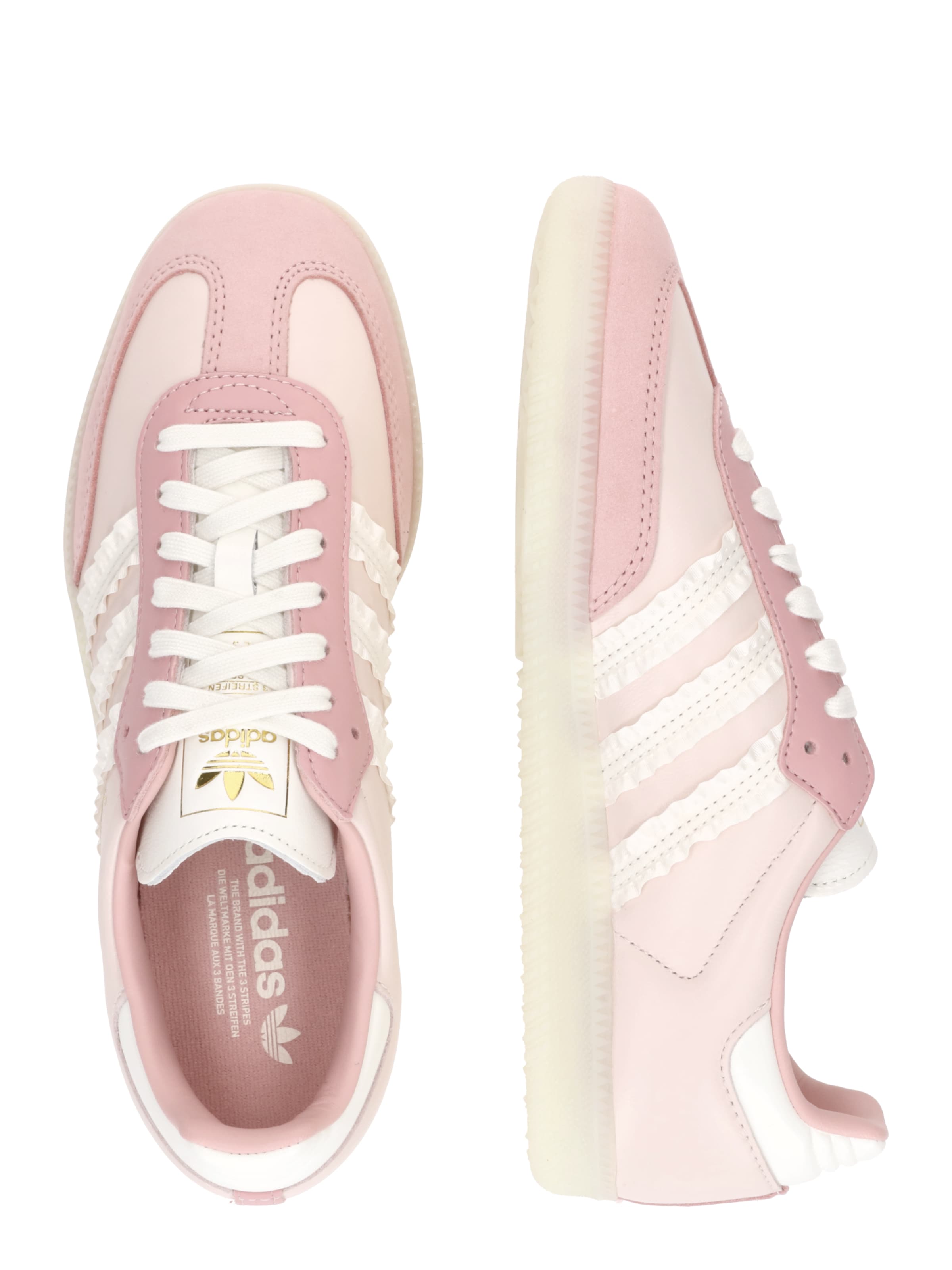 ADIDAS ORIGINALS Низкие кроссовки 'SAMBA' в Ярко-розовый