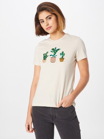 ONLY - Camiseta 'KITA' en beige: frente