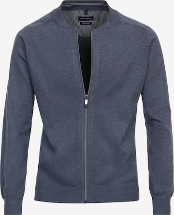 CASAMODA Strickjacke 'Basic' in Blau: Vorderseite