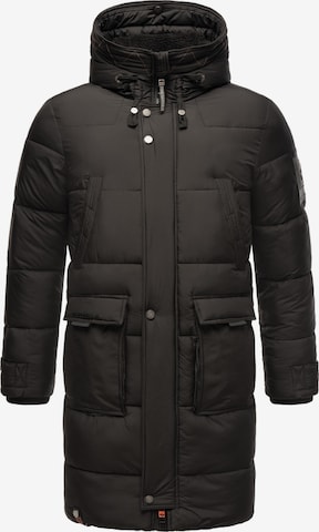 STONE HARBOUR - Parka de inverno 'Beviis' em preto: frente