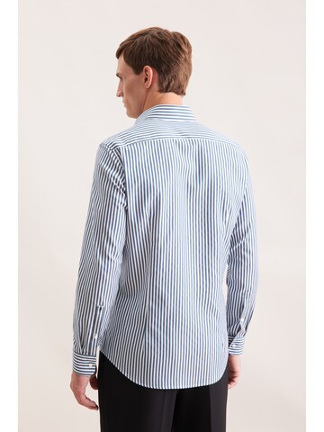 SEIDENSTICKER Slim fit Business shirt 'SMART CLASSICS' in Blue