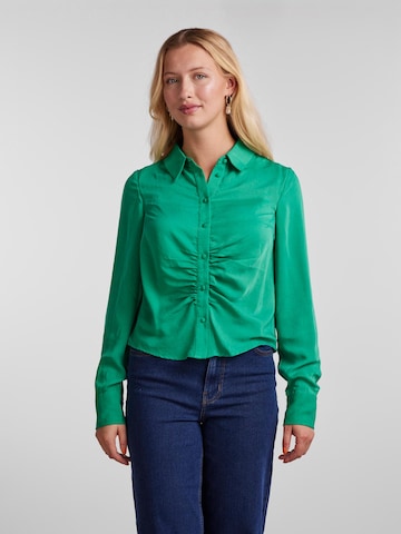 PIECES Bluzka 'SELMA' w kolorze zielony: przód