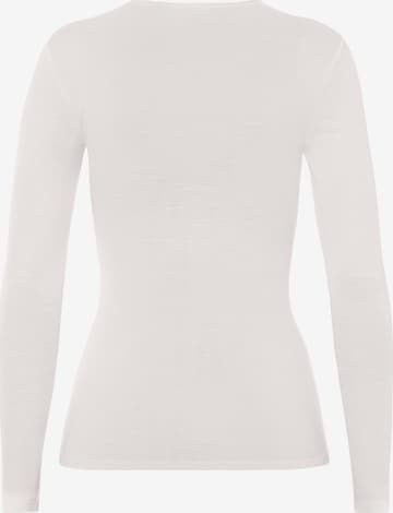 Hanro Pullover 'Woolen Silk' in Weiß