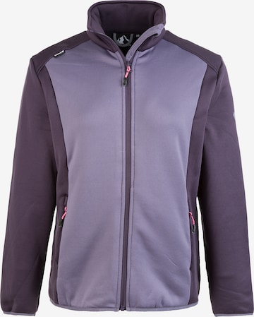 Whistler Functionele fleece jas 'ZENSA W Powerstretch fleece Jacket' in Lila: voorkant