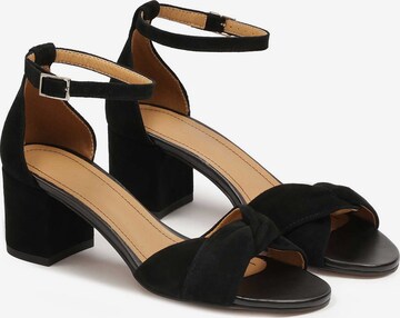 Kazar Strap sandal in Black