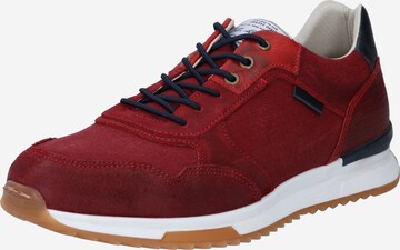 Baskets basses BULLBOXER en rouge : devant