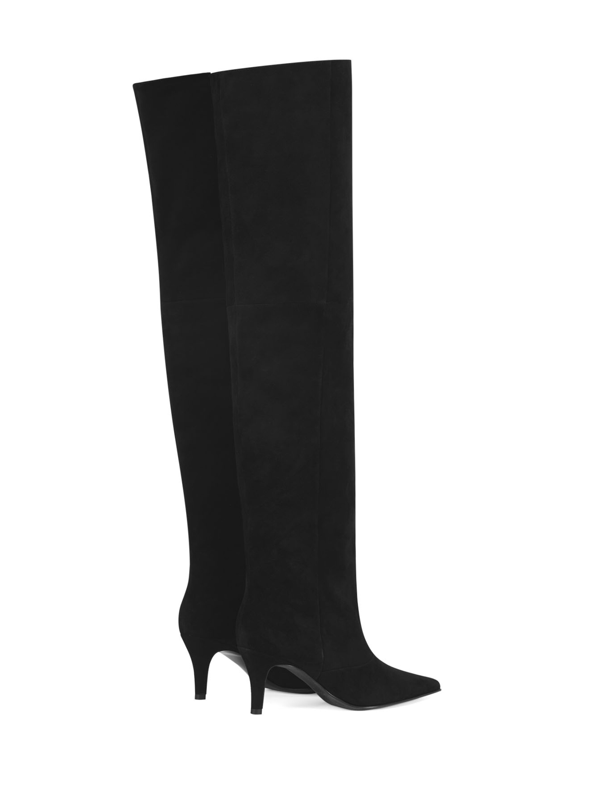 Potamy Over the Knee Boots in Black