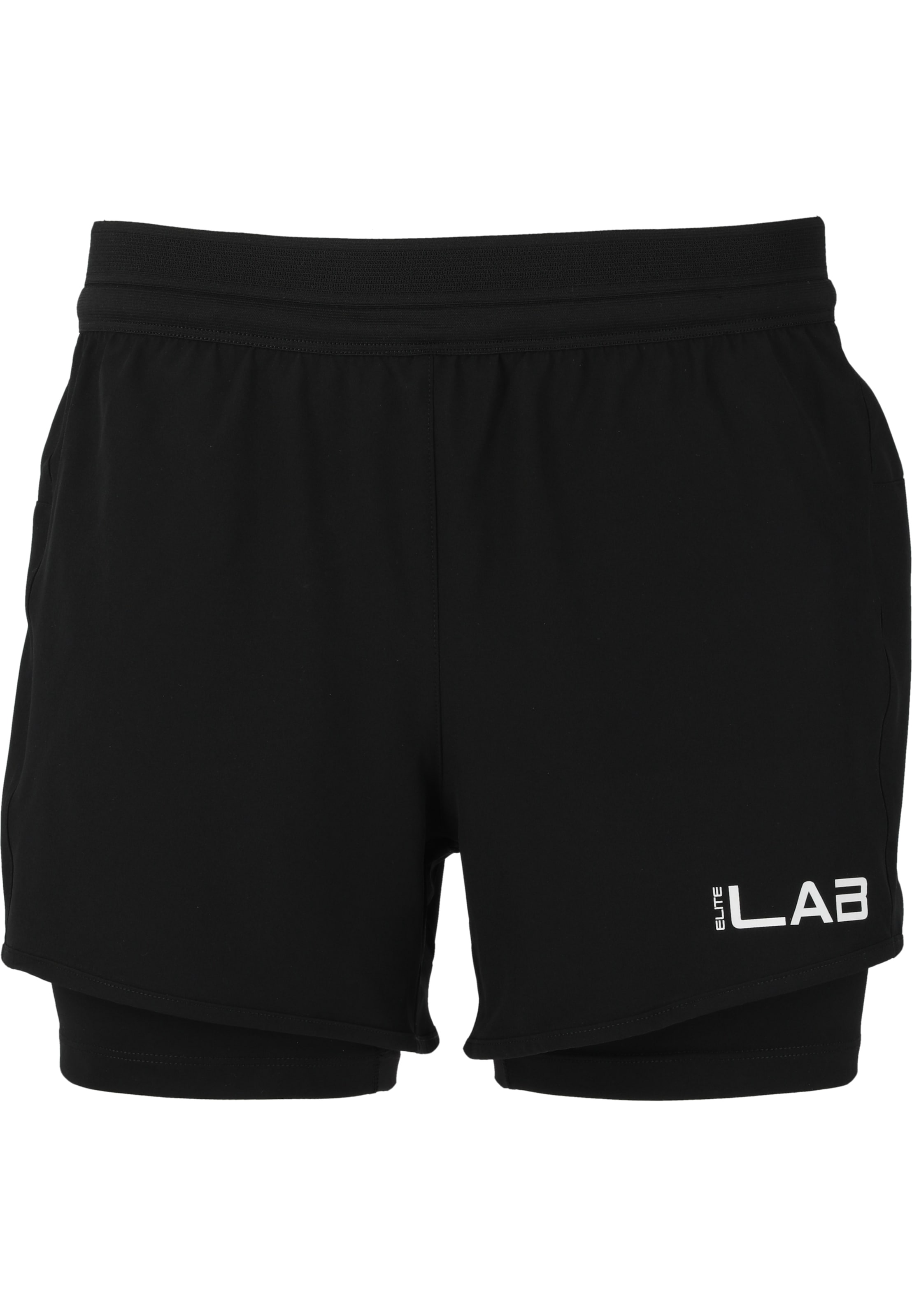 ELITE LAB Regular Shorts 'Core' in Schwarz: Vorderseite