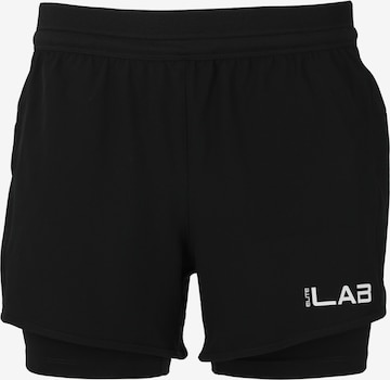 ELITE LAB Regular Workout Pants 'Core' in Black: front