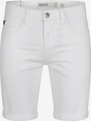 Regular Pantalon INDICODE en blanc : devant